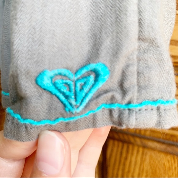 ROXY Blue Color Block Pleated Dress - Picture 3 of 5